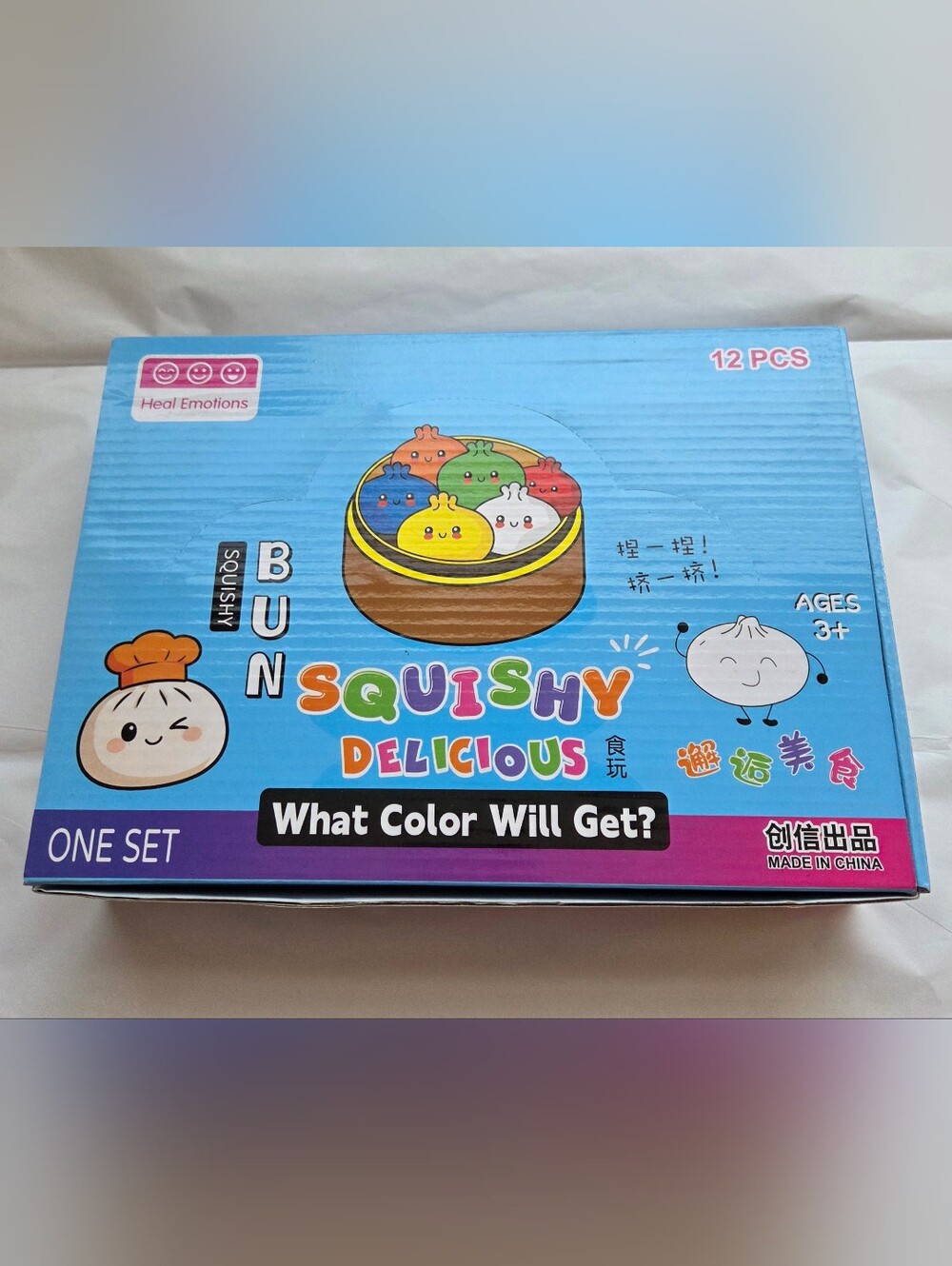 NIB Mini Dumpling Bun Squishy 12 Pieces Whole Box